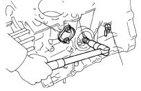 (c) Remove the 8 bolts, nuts and water inlet housing. 1. REMOVE WATER PUMP (See page CO6) 1. REMOVE NO. OIL PAN (See page LU9) 1.
