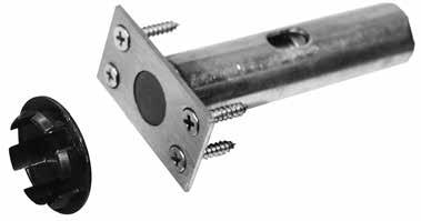 Braille Touchbar MISCELLANEOUS COMPONENTS End Cap EC992 - Wide Stile NEC993 - Narrow Stile For Hinge Stile end of all devices. Specify finish.