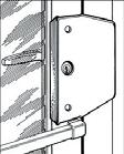 LATCH PROTECTORS DJ ILP-206-BP 6 Brass Plated DJ ILP-206-DU 6 version for use with key-in-knob and 6 Duro Coated deadbolt locks DJ ILP-206-SL 12 version for use with Mortise Locks, 6 Silver Coated DJ