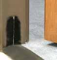 9 m) Jamb Door Door PF114BL PF114W Finish Black White Door Jamb Dust Pads 3/8" (9.5 mm) 2" (50.8 mm) 1-1/16" (26.