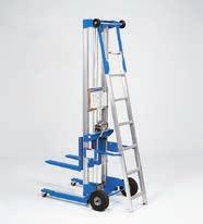 Material Lifts GL Compact, Maneuverable Design The telescoping aluminum frame design makes the unit extremely compact.