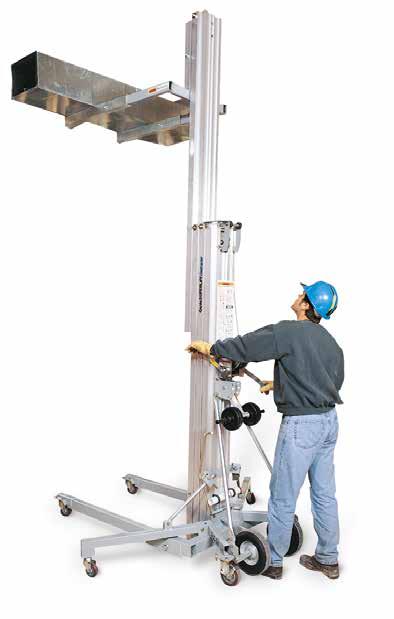 Easy Transport and Setup Glide rails allow one person to easily load or unload the unit and lift it in or out of a pickup truck.