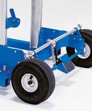 for increased access to lifting and installation tasks. (Available on standard and straddle base models).