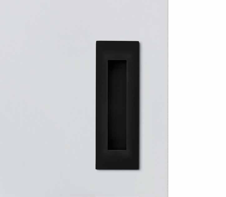 FP2 Flush Pull Providing minimalist perfection, the Lockwood Nero Flush Pull is suited for numerous applications which require the door furniture to be