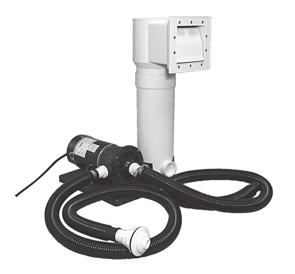 Flo-Pro Skim Filter Pool return Center discharge pool pump 6 ft. NEMA (3-prong - grounded) or 3 ft. twist-lock cord (NEC/UL) Two 6 ft.