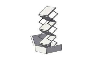 Dimensions approximately: 30 wide x 36 deep x 40 high Literature Rack Freestanding silver
