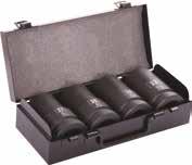 8 Piece 1/2" Deep Drive Impact Socket Set From 12 mm to 24 mm, this high quality set of deep impact sockets covers a majority of applications for a 1/2" drive impact wrench.