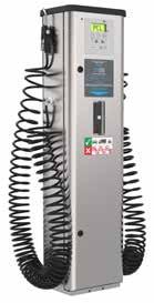 New high performance slow retract hose reels on standard cabinets Alternative tyre valve connectors available for all units (short-stem twin hold-on as standard) Nayax card payment system option