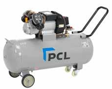5 or 3HP motors Fitted with genuine PCL Airflow couplings on the outlet Twin outlets for greater flexibility User friendly clear pressure gauges and oil level gauge Strong durable wheels Simple push