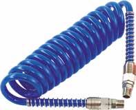 Polyurethane (PU) material Nickel plated 360 swivel fittings Nylon Coiled Air Hose Assemblies Nylon coiled air hose assemblies are manufactured from top quality nylon resin with nickel plated 360