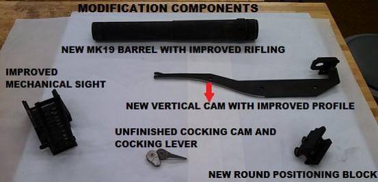 Completed fielding in FY08 TWO-PIECE COCKING LEVER FIRING PIN SEAR AND