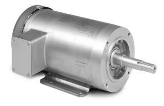 General SSE Super-E Stainless Steel, Close-Coupled Pump, Three Phase, Totally Enclosed, Encapsulated Pump 1 thru IP6 IP69K for Water Industrial 00 series stainless steel motor frame, endplates,