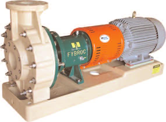 FYBROC THE LEADER IN CORROSION-RESISTANT FIBERGLASS PUMPING EQUIPMENT Fybroc is the leading manufacturer of fiberglass reinforced centrifugal pumps designed specifically to handle difficult corrosive