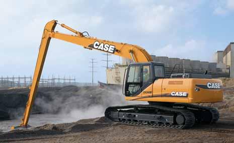 Using the CX B Series advanced hydraulics design, you can work faster and more efficiently with responsive low-effort controls.