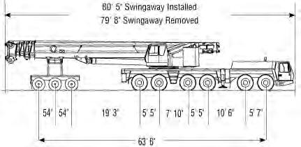 trailing boom proposal Trailing Boom 6 DOLLY 55,316 LBS. REAR 4 AXLES 91,299 LBS. G.V.W.: 181,402 LBS. FRONT 2 AXLES 34,787 LBS.