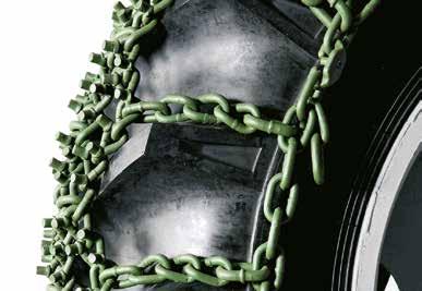 Twist 11 S M S S FORESTRY Twist 11 mm is a heavy duty double pattern version with especially high traction and very dense chain mesh for maximum grip.