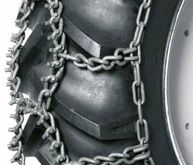 The Tapio chains are extremely well suited for forestry tractor and agricultural use. Tapio tractor chains are widely used for agri tractors, forest tractors, small skidders and construction machines.