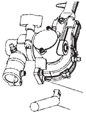 10 11 14 15 9 7 1 6 Fig. Installation of handle (Fig. 4) Attach the handle to the drive shaft tube with the angle towards the engine.