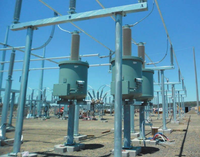 Applications Auxiliary power supply for substations Auxiliary power for substations is mostly supplied over a tertiary winding of the power transformer.