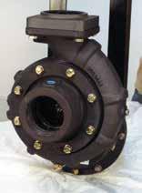 Ball bearing construction Mechanical seal 1-1/2AG 2" NPT suction 2" NPT flange on discharge 2-1/2AG 2 1 /2" NPT suction 2 1 /2" NPT flange on discharge 1-1/2AG 150 gpm (568 L/M) @ 80 psi (5.