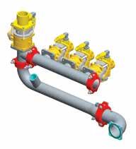 Extensions may be  Additional 3 outlet manifold extension can be optionally added for expansion.