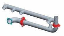 This manifold assembly would be used in applications where it is desired to run extension piping