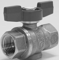 Water Ball Valves Water, Oil, Gas Forged Brass, Male x Female WOG Ball Valve Features: Manufactured in an ISO 900 facility. 00 PSI water, oil, or air. -20 F to 0 F temperature range.