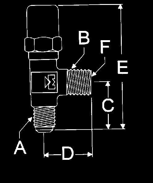 / w/ Steel Cap w/ Brass Cap ** A B C D E Dia. Depth Ea. A 0 A 642 6 64.24 6.26 A 00 6.. A 6 6 6.9. A 0.9 6. A 042.9. * Machined to accept O.D. size tube as indicated.