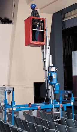 O TOP VIEW P SIDE VIEW N R S T Q The Genie Super Straddle The perfect tool for working over fixed seating in places such as auditoriums and convention, manufacturing and auto maintenance centers.
