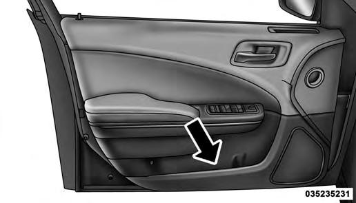 Below the upper tray, the lower storage compartment is made for larger items, like tissue boxes. In addition, the 12 volt power outlet, USB and Aux jack are located here. WARNING!