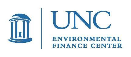 Residential Electric Customer Usage and Expenditure Analysis About the Environmental Finance Center The Environmental Finance Center at the University of North Carolina, Chapel Hill is part of a