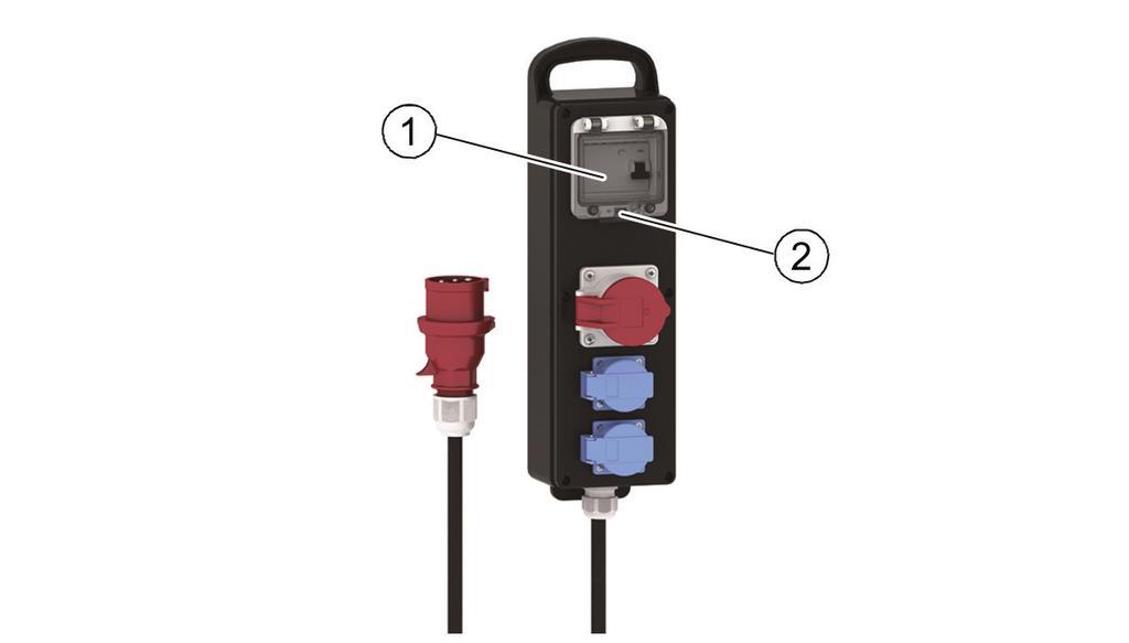 distributor - solid rubber distributor, portable 1 FI circuit