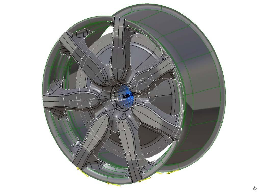Composite Wheel With Integrated Hub-motor - Summary Wheel size: 6,5 x 15