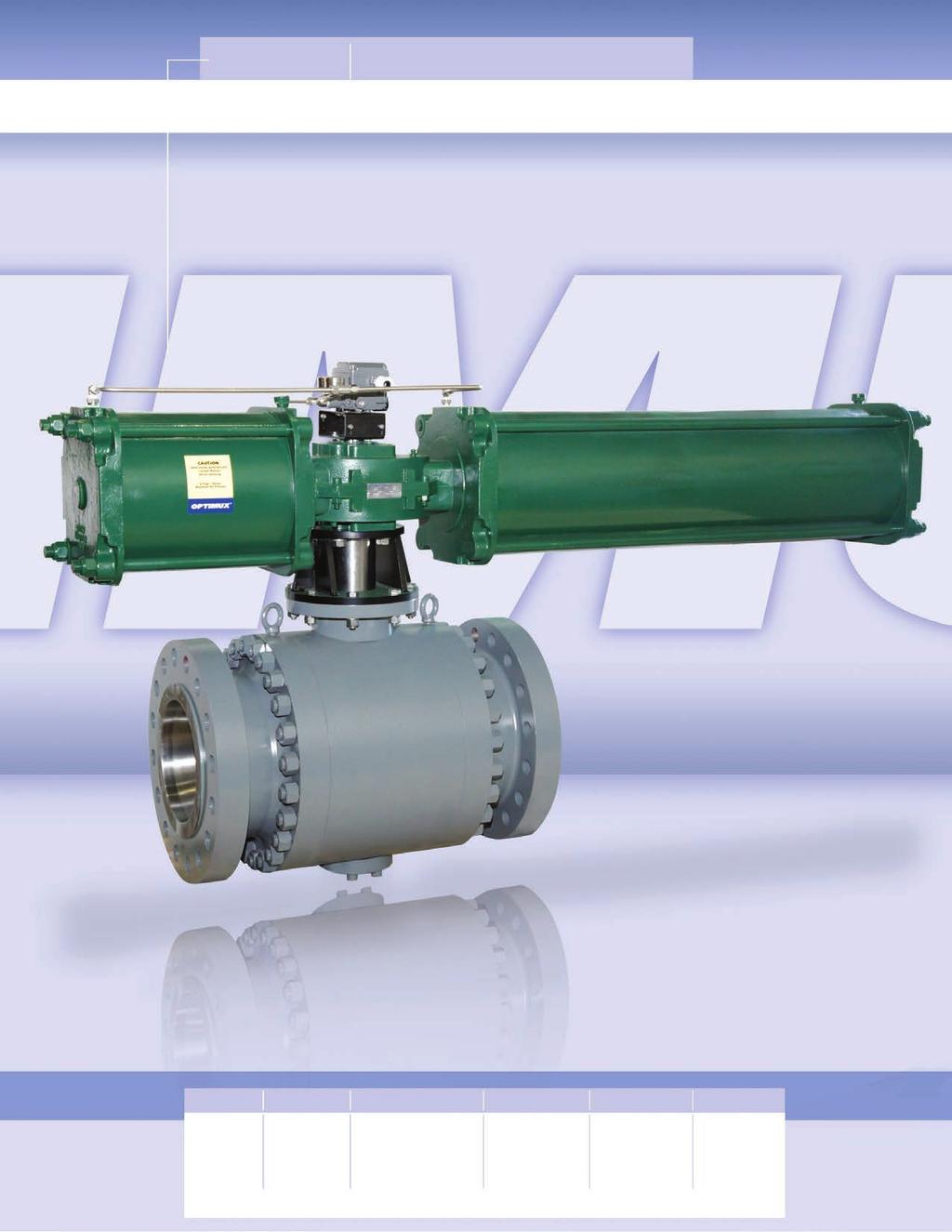 OpTB TM Trunnion Ball Valve Legendary robustness and reliability with added flexibility With its modified characterized ball, the Optimux OpTB TM delivers excellent rangeability and control for