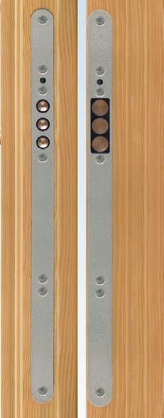 stainless steel faceplate with radius ends for easy installation and cleaner look 03 5 9-C4793-XX-0-8B Assembled