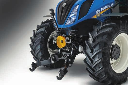 20 FRONT / REAR LINKAGE AND FRONT LOADER Productivity and flexibility guaranteed. New Holland knows that full integration is by far the best design option.