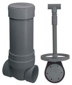 Industrial PVC Backwater Valves Backwater Valves are designed to prevent backflow in numerous applications where easy service access for maintenance and cleaning is needed.
