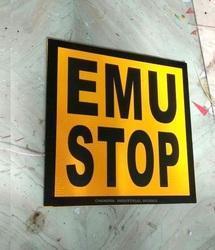 Name Board EMU Stop