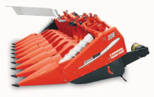 The 206-208 "CornStar" maize harvesting implement is a logical development without the chain guides and