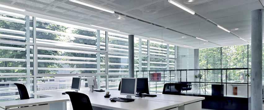 LED Striplight These high quality luminaires are equipped with a frosted lens that diffuses the light comfortably.