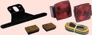 Trailer Lights 28 years Stop/Tail/Turn Kits Stop/Tail/Turn Lightbars TLK711 TLK411 TLK610 Surface mount with 16 1 / 8" mounting holes.