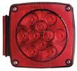95 TLS711 Square Stop/Tail/Turn Lights TLS710 TLS610 TLS620 Provides BOTH RT & LT, brake, and tail lights. Surface mount with 14½" mounting holes TLS434 4 Function LED Bar $19.