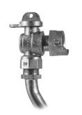 Information Features of Ford Coppersetters, Linesetters and Resetters Valve Options - The valve on the riser of a Coppersetter, Linesetter or Resetter serves as a curb stop.