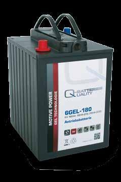 Sealed GEL batteries are maintenance free regarding water refilling. The increased use of precious raw material lead is an essential quality of this series.