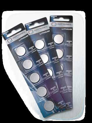 batteries The lithium coin batteries with long lasting power are ideal for pocket