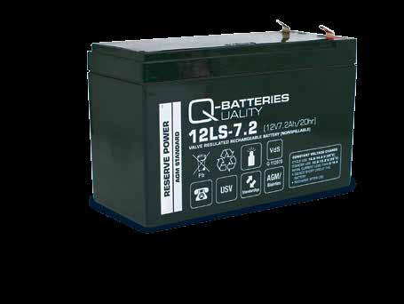 uninterruptible power supplies (UPS). The batteries are distinguished by an excellent energy storage properties and high reliability.