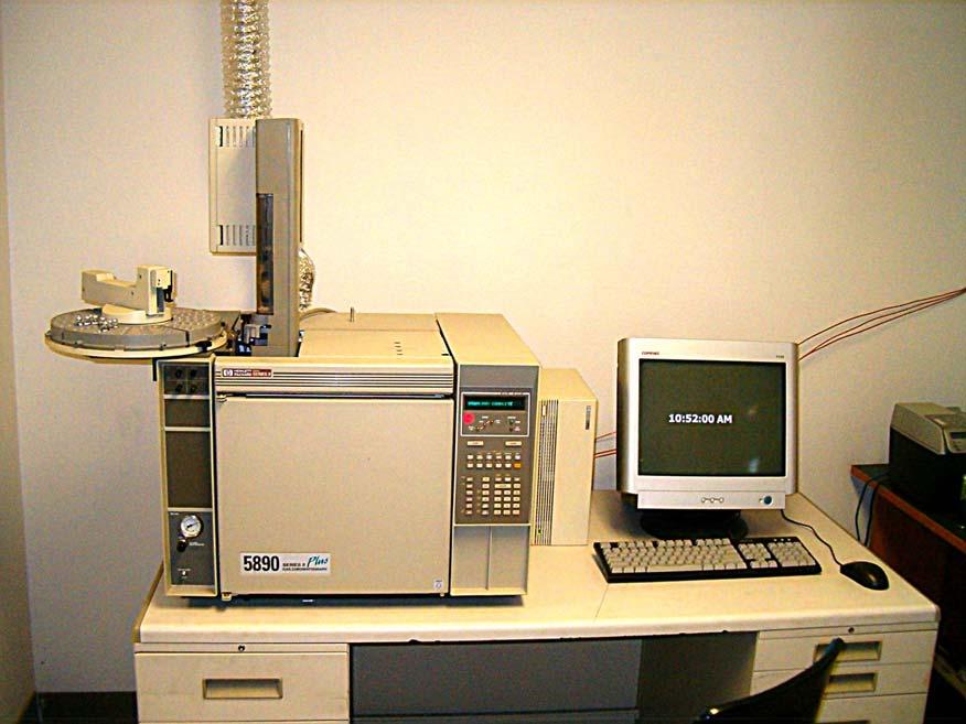 The Equipment Hewlett Packard - Model 5890A-II Gas Chromatograph Unit includes an autosampler, column, pc, software, and gas regulators AIR will provide delivery, installation, familiarization