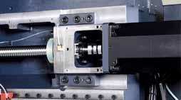 High-precision Travel System Roller-type linear Guideways, high-rigidity coupling, and nut cooling system achieve high
