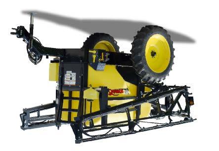 050 Gallon Big Wheel Field Sprayers with 45', 60' or 66' boom Pendant boom control with live hydraulic front fold models Chemical Eductor Electric motorized ball valves Features The 050 gallon