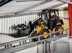 THE POWER TO PERFORM. THE NEW JCB 403 IS DESIGNED TO OFFER TOTAL POWER AND VERSATILITY.